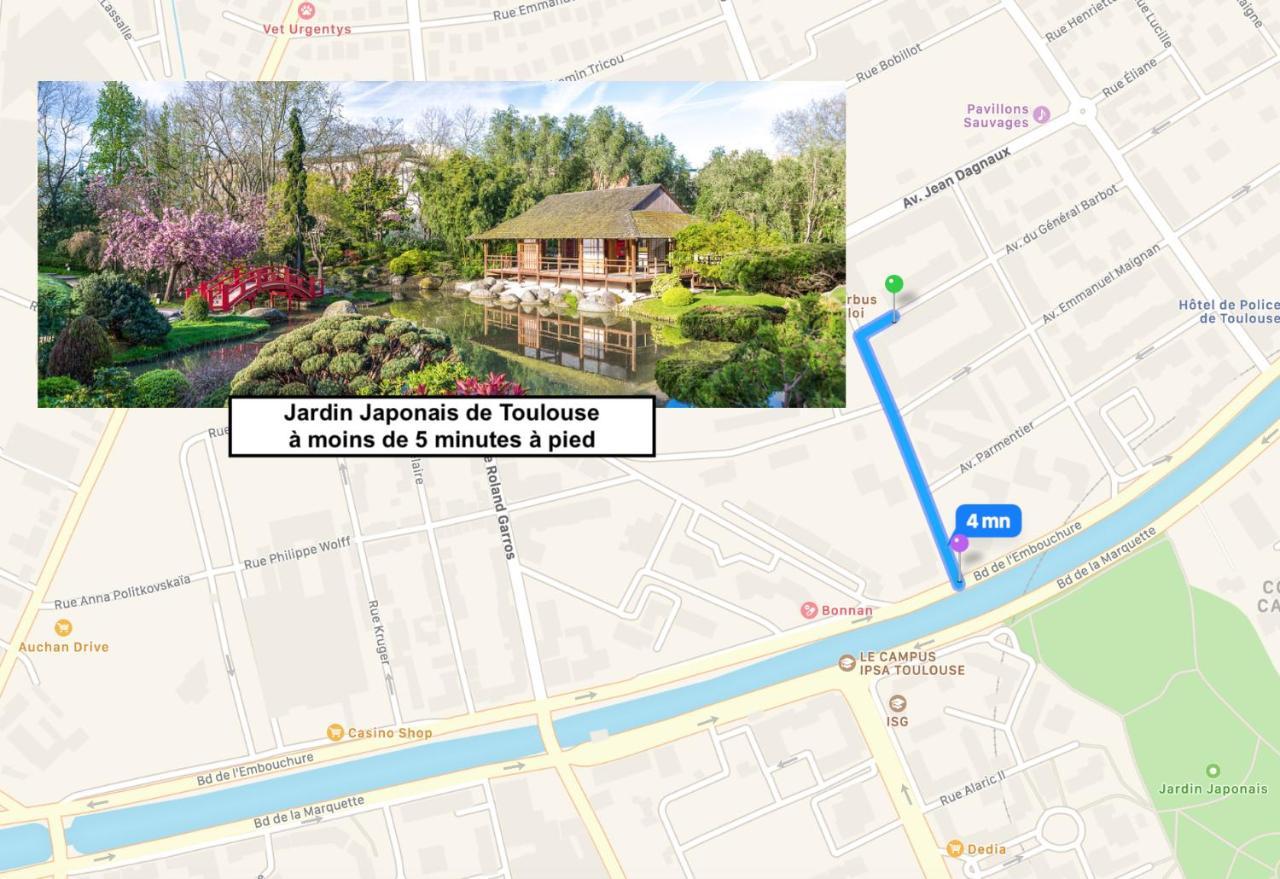 Le Saint Eloi - Studio Avec Parking Toulouse Centre公寓 外观 照片